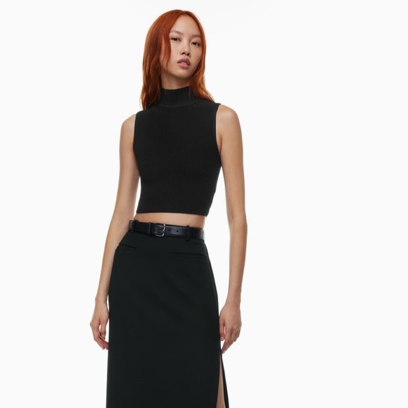 Aritzia Sculpt Knit Mock Tank - Picture 2 of 5